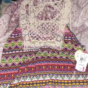 A multi design Self Esteem tank top